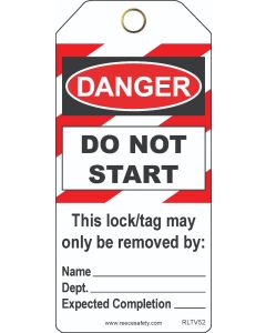 Do Not Start Contractor Tags (25/pk)