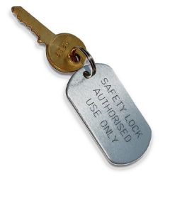  Tag 50x29mm anodised aluminium