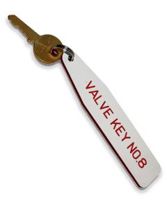  Tag 102x22mm plastic White/Red/White 