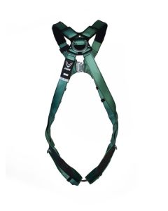 MSA V-FORM Harness, Back/Chest D-Ring, Push through (Qwik-Fit) Leg Clips - Standard - 10205850