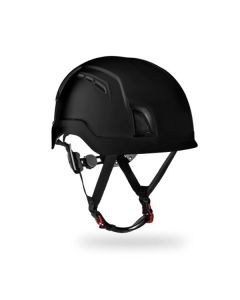 Ventilated Safety Helmet - Black
