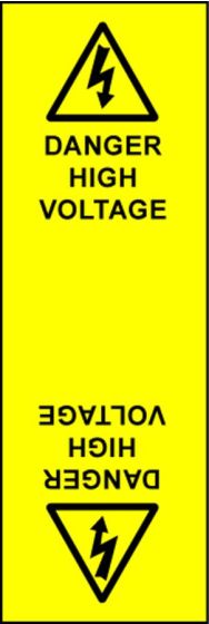 Electrical Cable Marking Labels - High Voltage