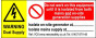Photovoltaic 'PV' Labels Warning Dual Supply