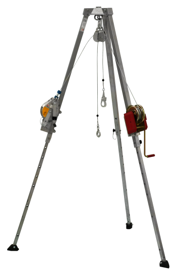 DB-A2 IKAR Tripod, PLWT Load Winch with HRA12 Rescue Device