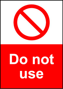  Size A6 Do not use 