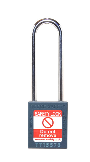  TEAL Steel Shackle safety padlock keyed differently long