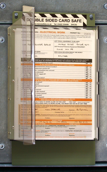 Card Safe - hinged for double side viewing