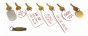 Tag 102x22mm plastic White/Red/White