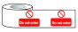  Barrier Warning Tape 150mmx100m Do not enter 