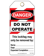 Do Not Operate Contractor Tags (25/pk)