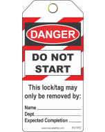 Do Not Start Contractor Tags (25/pk)