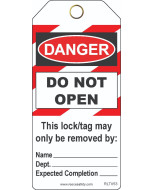 Do Not Open Contractor Tags (25/pk)