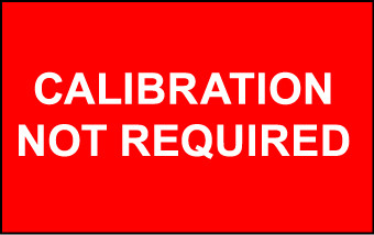 Elec Inspec Labels 40x75mmS/A vinyl Roll 250 Calibration not
