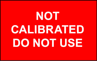 Elec Inspec Labels 40x75mm S/A vinyl Roll 250 Not Calibrated