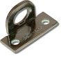 Pair of right angle padlock eyes.