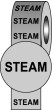 Pipeline Info Tape - 50mmx33m - Steam