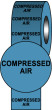 Pipeline Info Tape - 150mmx33m - Compressed Air