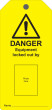 Photo ID Lockout Tag - 'Danger Do Not Operate This Equipment Locked Out' - 10 Pack