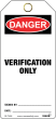 Verification Only Contractor Tags (25/pk)