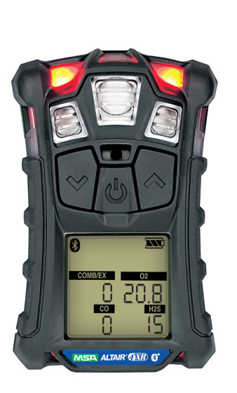 Altair 4XR - H2S, O2,CO, LEL% - 4 year Warranty Charcoal