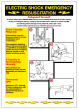 Electricity Safety Poster - 'Electric Shock Resuscitation'