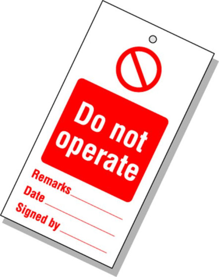 Safety Tag Refils