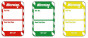 Microtag Inserts - Green - Pack of 20