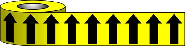 50X33M BLACK ARROW ON YELLOW
