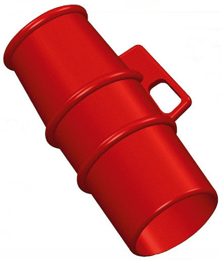 Lockout for use on 400v 63A pin and sleeve Sockets RED