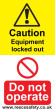 Lockout Labels 50mm x 25mm (pack of 10)