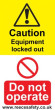 Lockout Labels 50mm x 25mm (pack of 10)