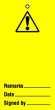 Lockout Tags Warning tag blank. Pack of 10