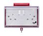 Double Socket Lockable Cover 