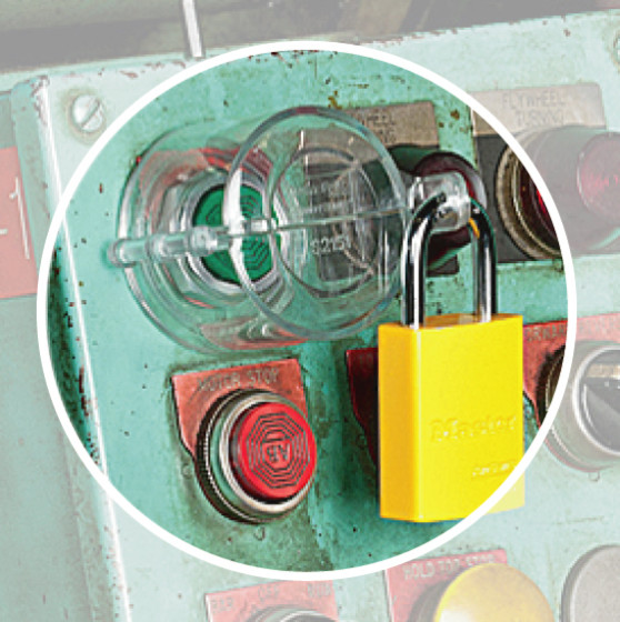 Rotary Push Button Cover