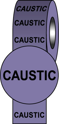  Pipeline Info Tape - 150mmx33m - Caustic 