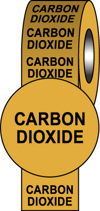 Pipeline Info Tape - 150mmx33m - Carbon Dioxide