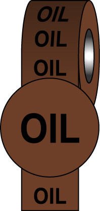 Pipeline Info Tape - 150mmx33m - Oil