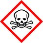 GHS ACUTE TOXICITY  sign 100mm x 100mm  