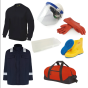 EV PPE Pack inc Gloves & Box Faceshield & Hard Hat Boots Jacket Trousers Polo Shirt & Holdall