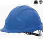 Industrial Safety Helmet - with slip sachet - Blue