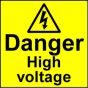 Electrical Safety Labels - HIgh Voltage