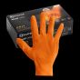 Orange IDEALL® Grip Nitrile Gloves