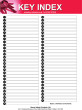 Dry-wipe 125 Key Index cards
