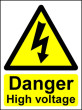 Hazard Warning Sign Danger High voltage