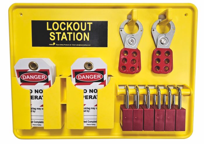 6-lock Lockout Station