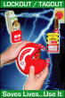 Lockout/Tagout Safety Poster - 'Lockout/Tagout Saves Lives... Use it'