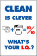 Housekeeping Posters - 'Clean Is Clever'