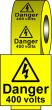 Safety Labels - 400 Volts