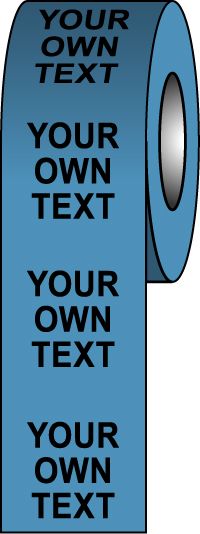 50mm x 33m custom pipe tape (per roll)