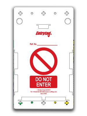 Entrytag� holders (Box of 10 Entrytag� Holders & 1 pen)